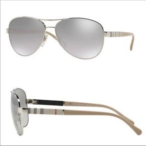 Burberry Mirrored aviator sunglasses